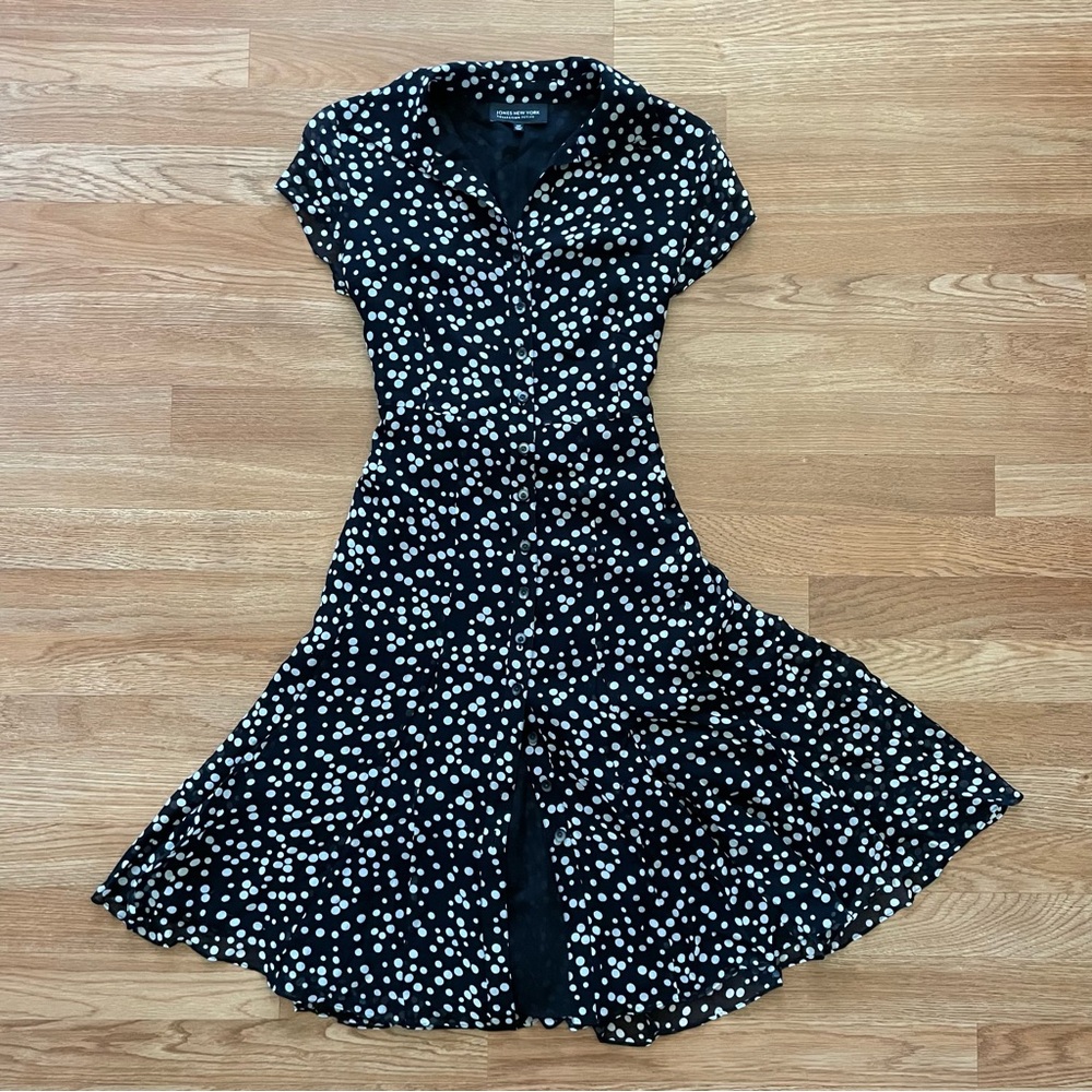 Black and White Polka Dot Dress